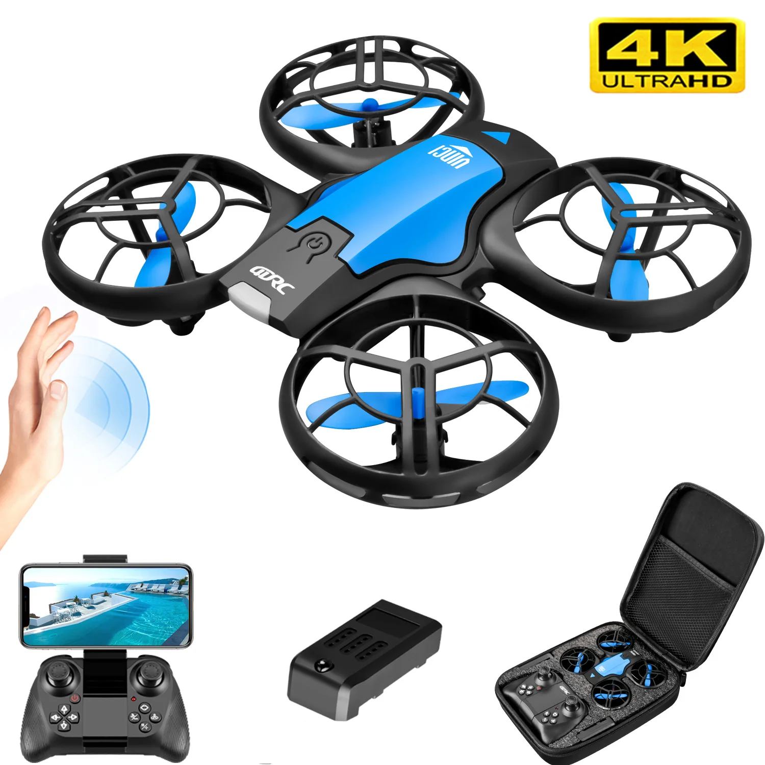 V8 Nowy Mini Dron 4K Profesjon – Drone Kit Professional recenzja i cena